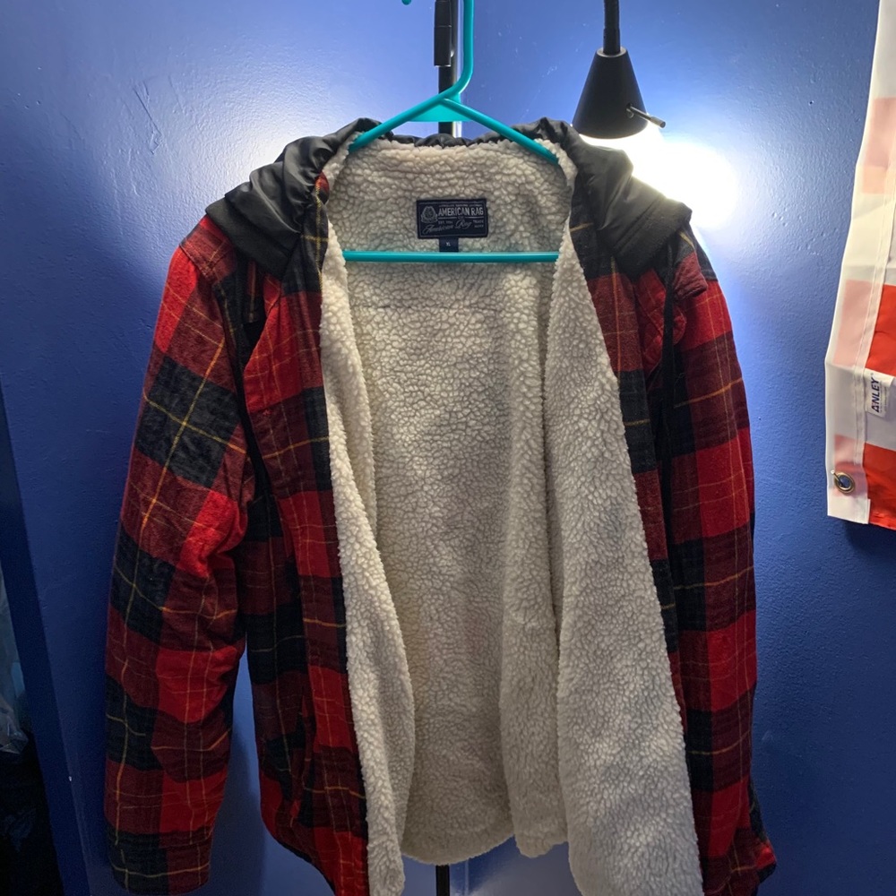fleece flannel jacket